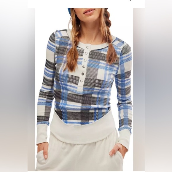 Free People Tops - NWT Free People movement women’s rally printed layer top Size XS